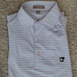 Light Blue and Light Purple Peter Millar Polo